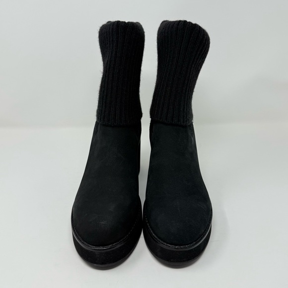 New Eileen Fisher Jala Tumbled Nubuck Platform Boot Sz US 7.5 - Picture 6 of 11